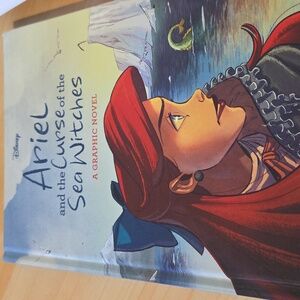 Disney Ariel Graphic Novel with Red and Blue Cover